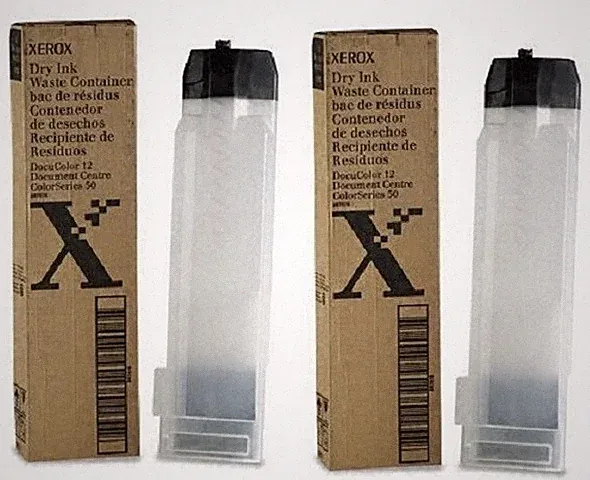 2 NEW Sealed Genuine Xerox 8R7976 Dry Ink Waste Containers for DocuColor 12