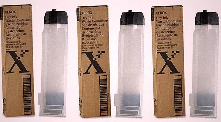 3 NEW Sealed Genuine Xerox 8R7976 Dry Ink Waste Containers for DocuColor 12