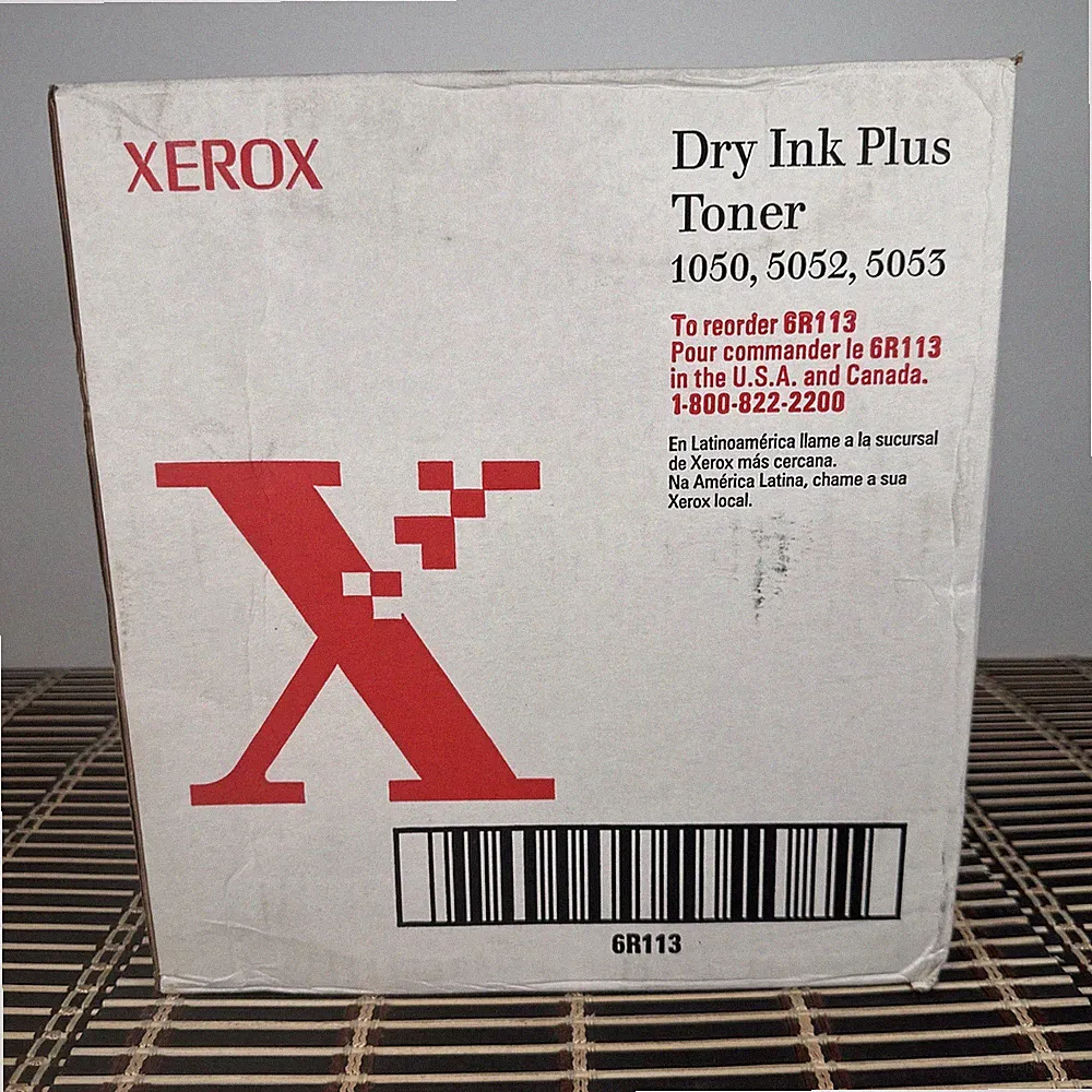 4 Pack Bottles Genuine Xerox 6R113 Dry Ink Plus For Xerox 1050 5050 5052 5053