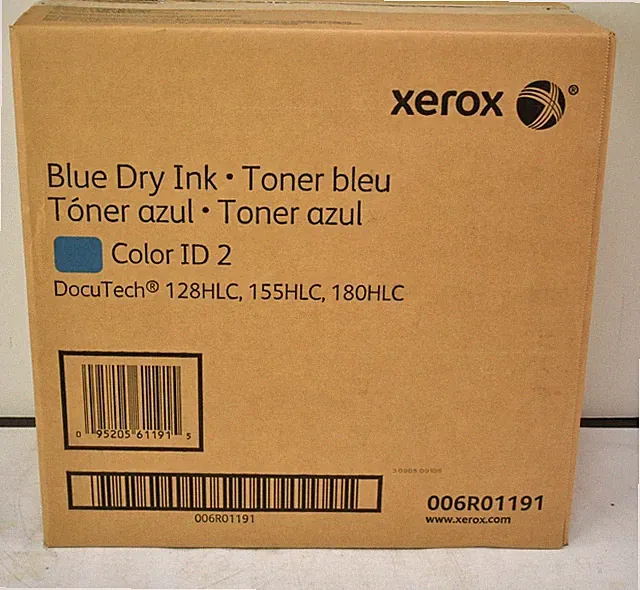 Box Of 3 Xerox Blue Dry Ink Color ID 2 006R01191 Docutech 128HLC,155HLC, 180HLC