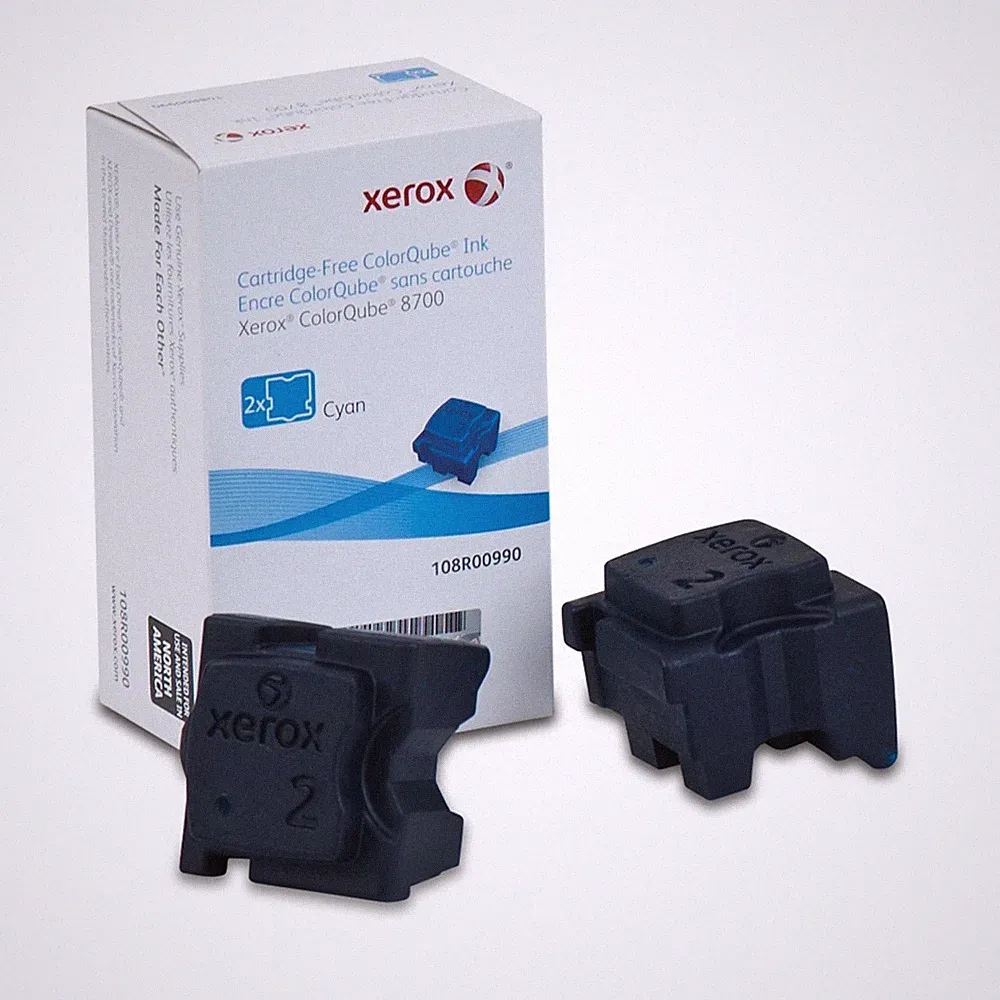 Genuine Genuine Xerox Cyan Solid Ink Sticks for the Xerox ColorQube 8700 (2 pcs/