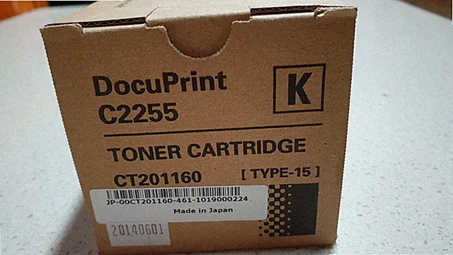 Genuine Xerox DocuPrint C2255 Black Toner Cartridge CT201160 Brand New See Pic