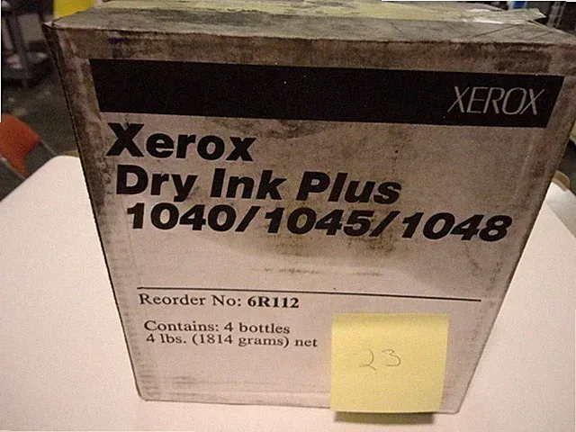 New Xerox Dry Ink Plus 1040 1045 1048 Reorder 6R112 Lot of 4 Bottle Bottles #23