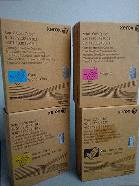 Xerox ColorQube ink sticks Set of 4 colors