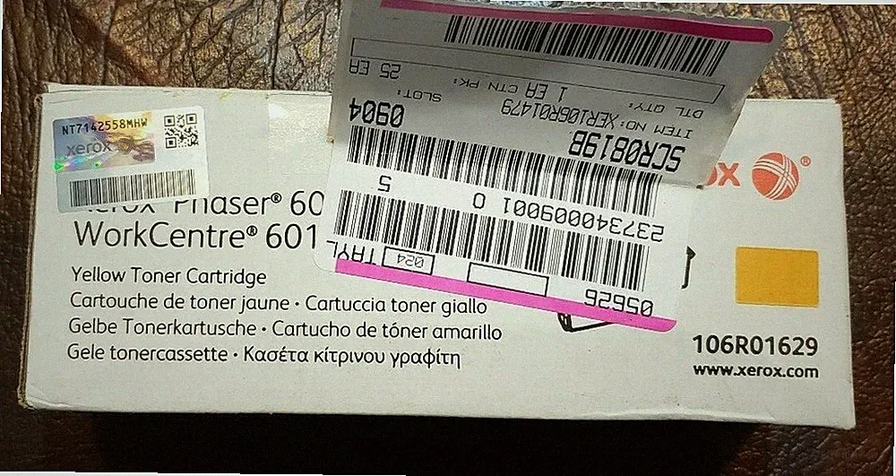 Xerox Phaser Laser Printer Ink Cartridge Yellow 6000/6010 WorkCentre 6015