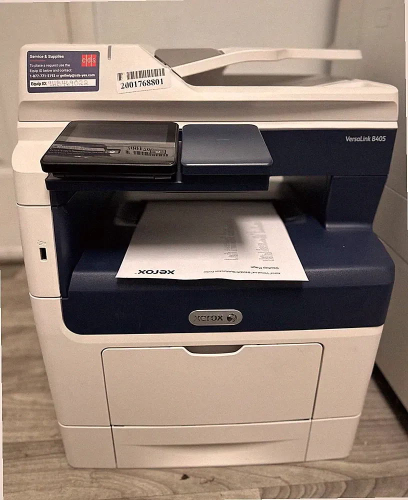 Xerox VersaLink B405 All-in-One Monochrome Laser Printer,W/Toner,Low Page Count
