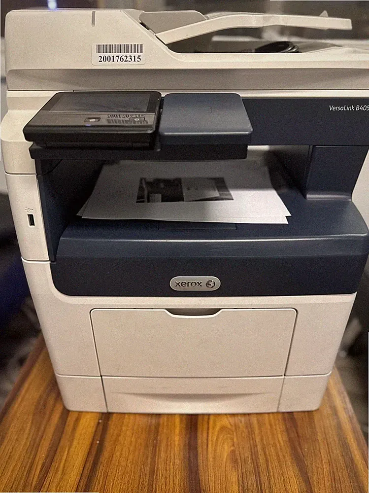 Xerox VersaLink B405 MFP Mono Laser Printer Tested ADF Minor Damage Normal Use